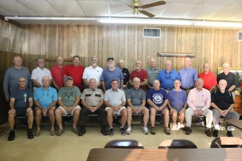 Sunshot by Grayson Williams Members of “Saye’s Boys” pictured are, from left to right, back row, Randall Harris, Jackie Whiting, Tony Haynie, Alvin Sewell, Billy Kidd, Barry Harris, James Moore, Ronnie Turner, Van Skelton, Mike Leard, Charlie Thornton, Melvin Osley, Roy Crocker, front row, Woody Matthews, Lenford Smith, Jerry Mauldin, Mike Cleveland, John McCurley, Dick Treadwell, Bruce Eaves, Earl Johnson, Bill Leard and Joe Martin Brown. 