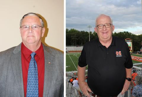Bill Griggs, left — Stephen "Doc" Ayers, right