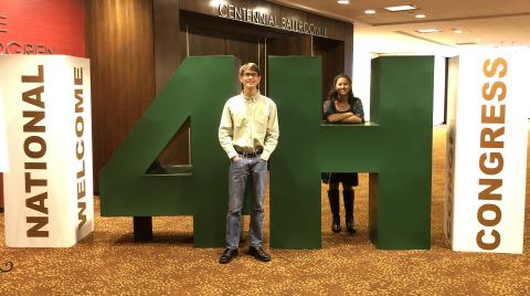 Photo submitted — Ben Tellano, left, and Rachel Tellano, right, of Hart County 4-H, recently attended the 4-H National Congress in Atlanta. 
