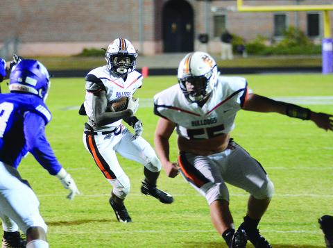 Sunshot from file — Malachi Thomas finds running room during a game earlier this season. 