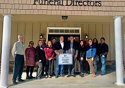 Pictured are, from left to right, Larry Torrence, Sequilyous McLendon, Nikki Peters, Theo Derleth, Brittany Morris, Ray Stowers, Duane Hall, Chris Coile, Kevin McCraney, Christine Blomberg, John Osley, Tiffany Rucker, Shannon Vanskike and Kevin Geraty.