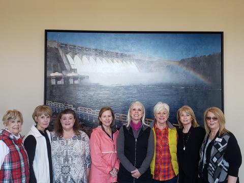 The Main Street Steering Committee pictured from left to right are Tammy Hutchinson, Peggy Vickery, Michelle Wetherbee, Dru Ann Williams, Helene Brown, Henley Cleary, Colleen Oberg, Elizabeth Brewer.