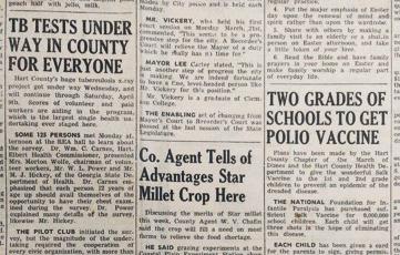 The front page of the April 2, 1920 edition of The Sun included two articles about battling disease, echoing today's current situation. 