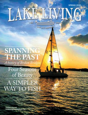 The spring Lake Living contest winner featured the sun shining through the sail of a sailboat. 