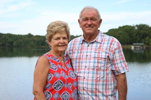 Sunshot by Grayson Williams — Peggy Tucker, left, and William Tucker, right, host an annual Fourth of July celebration that has become 30-year tradition in Hart County, complete with a dazzling display of fireworks. 
