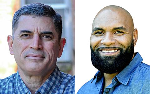 Andrew Clyde, left. Devin Pandy, right.
