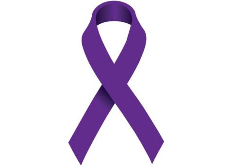 purple ribbon