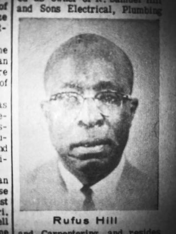 Rufus Hill, pictured, a Hart County Training School graduate, ran for mayor of Hartwell in 1969.
