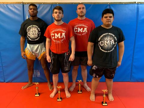 Tim Cureton, Gavin Brewe, Brandon Moss and Josue Bravo went 4-0 in their fights on Nov. 14.