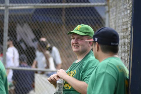 Taylor Duncan is pictured at an Alternative Baseball event. He is hoping to start a league in Hart County.