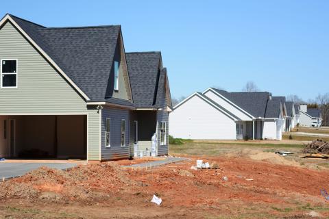 Sunshot by Michael Hall - New homes are pictured along Reed Creek Highway in Hart County.