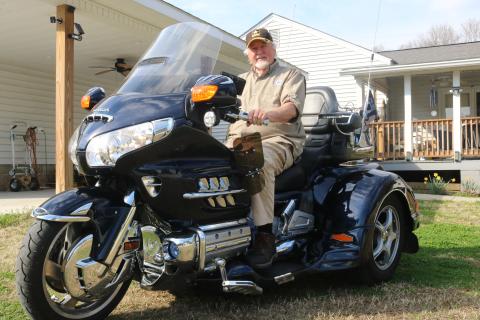 Sunshots by Grayson Williams - Harvey Byrum shows off his ride at his home in Hartwell recently.