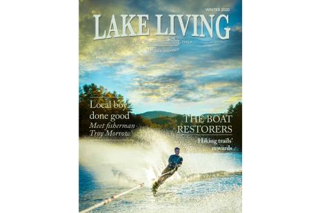 The winter 2020 Lake Living cover.