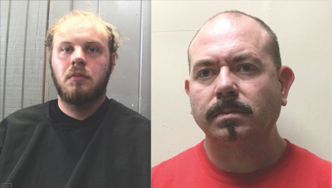 Jessie Shumake, left, and Charles Canarina, right, were both accused of molesting children in separate cases and have pleaded guilty.