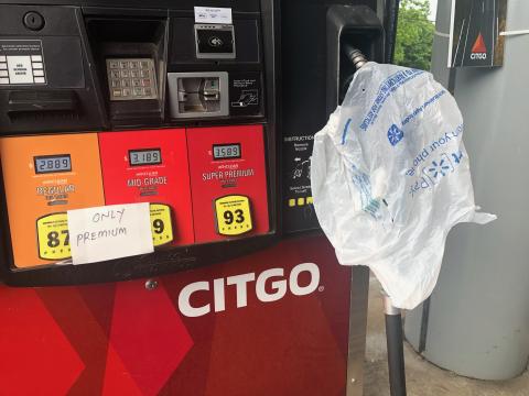 Grayson Williams/The Hartwell Sun Like many gas stations around Hartwell, the Howell Street Citgo was out of gas on Tuesday, May 11.