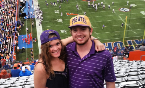 Dan Hunt/The Hartwell Sun - Emma and I in 2015 at Ben Hill Griffin Stadium in Gainesville, FL. We were supporting our alma mater ECU in a tough road game.