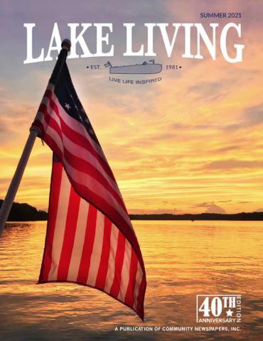 Copies of the summer edition of Lake Living, and Anna Welch’s cover photo, are available on newsstands now.