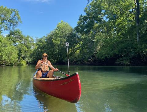 Photo submitted - River explorers, like the man pictured above, will soon have advanced Google imaging for river networks.