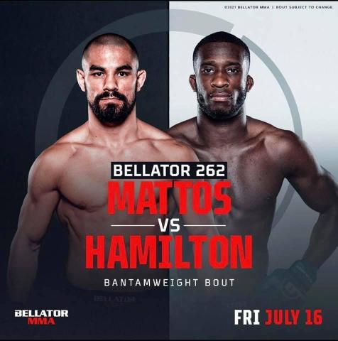 Hamilton will be on the Bellator card Friday.