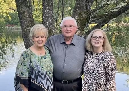 Photo submitted - From left to right, Janice Lewis, David-Charles (Chuck) Christensen and Barbara Lewis Berkowitz unite for the first time after about 70 years of life.