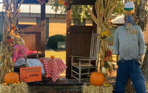 Hartwell Health and Rehabilitation won in the People’s Choice contest for 2019 in the Scarecrow Bash.