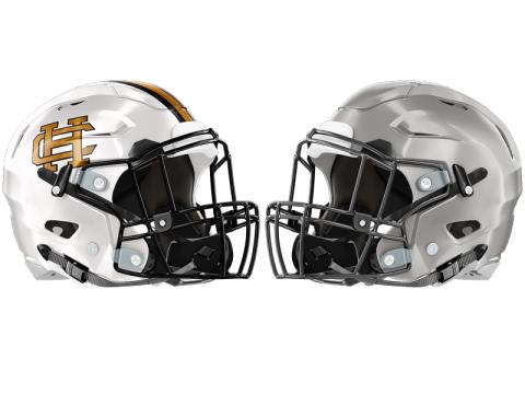 Hart and East Jackson helmets.