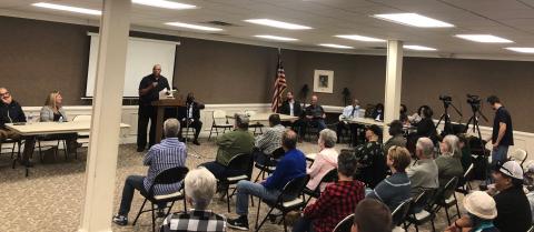 Eleven city council candidates gathered Tuesday night at the Hart County Library for a public forum. Citizens posed questions for candidates who are up for election Nov. 3.