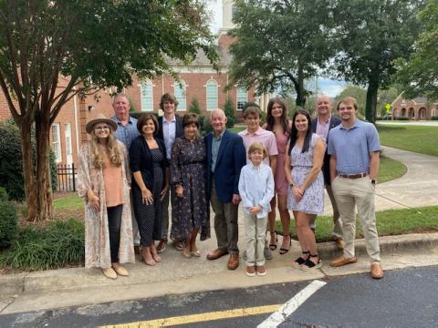 Cecelia and Jeff Mewborn and family.