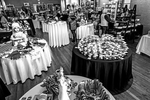 The annual Mistletoe Market at the Hartwell Art Center, held Thursdays through Sundays until Dec. 11.