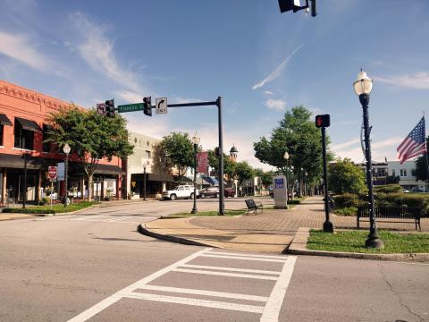 Downtown Hartwell.