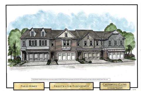 Photo Submitted- A rendering provided by the developer depicts a proposal of the style for the townhome-like dwellings.