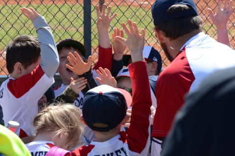 Photo from File - The White Sox celebrate a victory on opening day of the 2021 season.