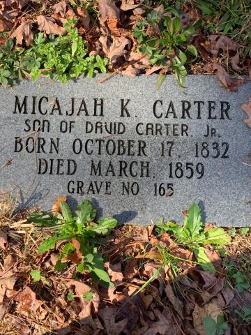 Pictured above are a pair of 19th century grave markers cleaned and restored by Hart County resident Buck Chapman.  