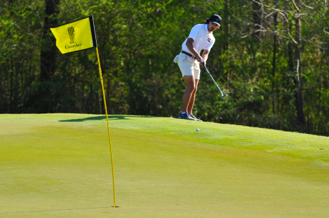 Payne Oglesby makes his approach in the match against Oconee County on March 24.