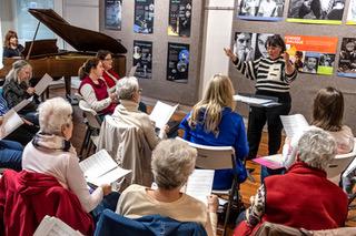 The Hart County Community Chorus rehearses for its next performance, “A Celtic Spring” to be held April 21. 