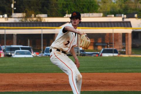 Tanner Ayers secured the save against the Indians at home. 