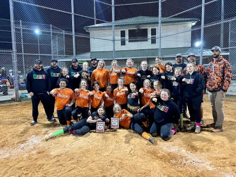 Front row left to right: Peyton Jordan, Carly Dutton, Kamrelyn Price. Second row: Mia Jackson, Kam McIntosh, Emory McCollum, Carmen Burden, Emma Mitchell, Emmakate White, Erika Royston, Madison Wilson. Third row: Posie Phillips, Tamyriah Allen, Bella Segars, Ava Carey, Skylar Dutton, Sophie Dean, Aliza Jo Beeson, Marlee Bowers, Riley Ossick, Colby Patterson, Marlei Henry. Back row: Mason Bowers, Corey Price, Kevin White, Joey Beeson, Madi Bennett, Keith Wilson, Paul Mitchell, Colt Bennett.