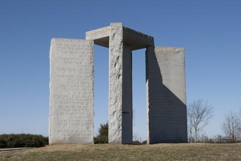 Georgia Guidestones in Elbert County 