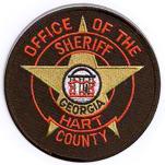 Hart County sheriff's badge. 