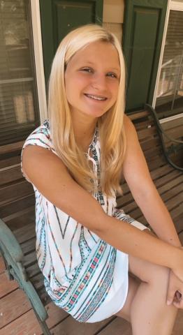 Hart County Middle School student Samantha Wilson. 
