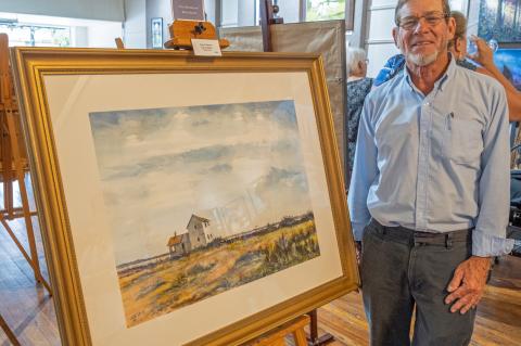 Stan O’Bannon was one of the artists given a merit award for his works "Still Standing."