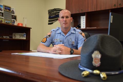 Sgt. 1st Class Richard Camran Fleming, pictured above, is the new commander of Georgia State Patrol Hartwell Post 52 in Lavonia. 