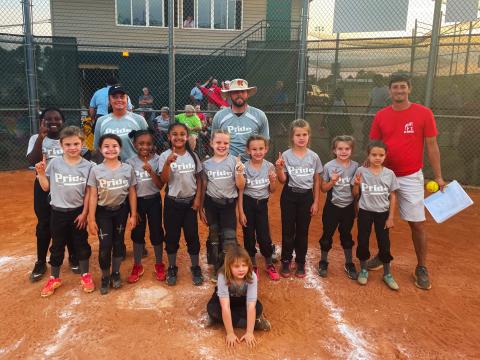 Photos Submitted - Pictured (L-R) back: A’Mircale Alexander, Coach Alethia Wallace, Coach Brent Driscoll, Coach Brandon Cornelison. Middle: Kayden Griffin, Zyiah Wallace, Ava Gibson, Leighonna Freeman, Bailey Driscoll, Amelia McGaha, Olivia Fowler, Kenzie Miller, Arianna Cornelison. Front: Madison Pressley.