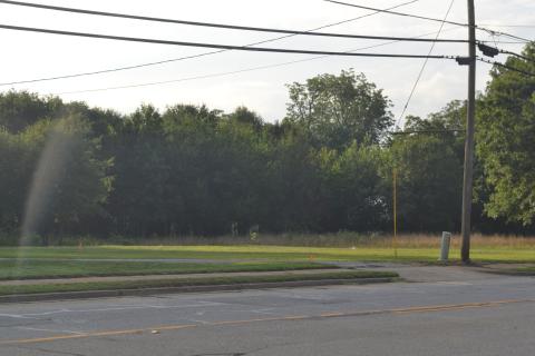 Pictured above is the lot off Benson Street neighboring Sacred Heart Church, where a new MedLink facility is planned. 