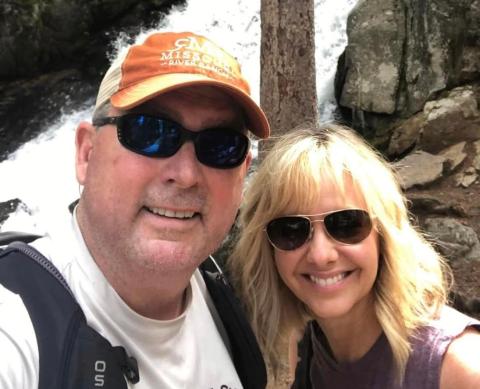 Pictured above is a Facebook photo posted July 10 by Kelli Schell. Kelli is alongside Charly at Basin Lakes Trail in Montana.