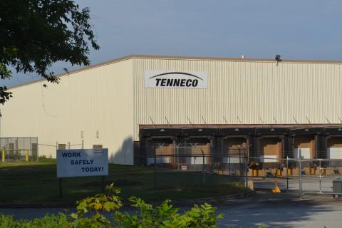 The old Hartwell Tenneco plant pictured above is the proposed site of a crypto mining center.