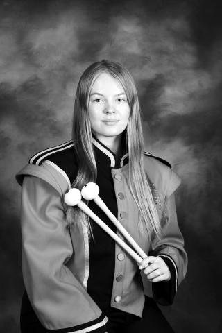 Band Captain Cassidy Gaines.