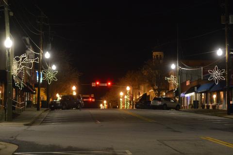 City councilmen expressed an interest Monday in getting serious about extending the type of sidewalks downtown, seen above, towards the schools and elsewhere in the city of Hartwell.