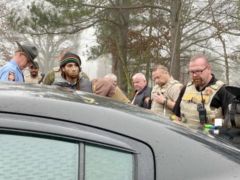 Andrew Nicholas Berry, 34, of Bowman, was arrested by the Elbert County Sheriff’s Office and charged with murder following a six hour manhunt after his girlfriend was found with multiple stab wounds on the morning of Dec. 31. 