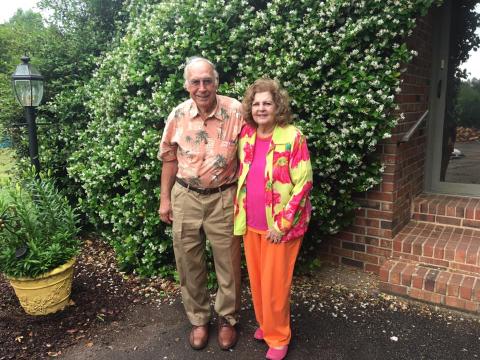 Dean and Faire Teasley have been married for the past 60 years after falling in love at first sight. 